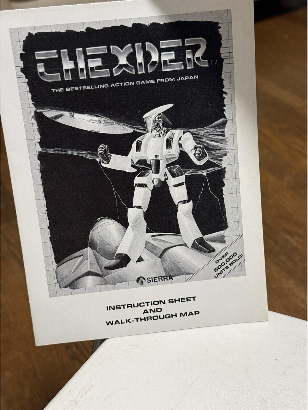 Thexder Instruction Sheet and Walk-Through Map"